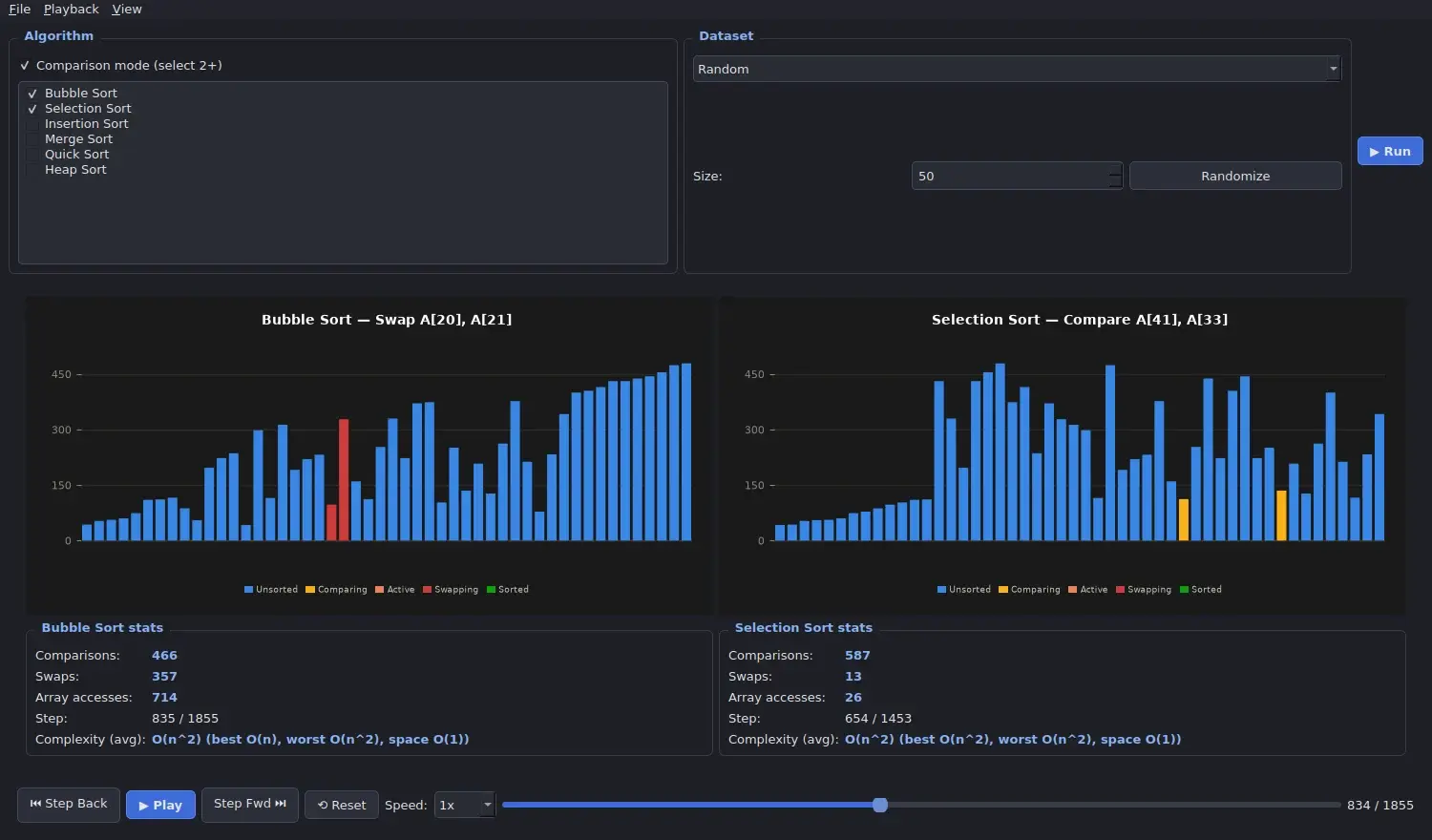 AlgoVision Studio — Python project screenshot