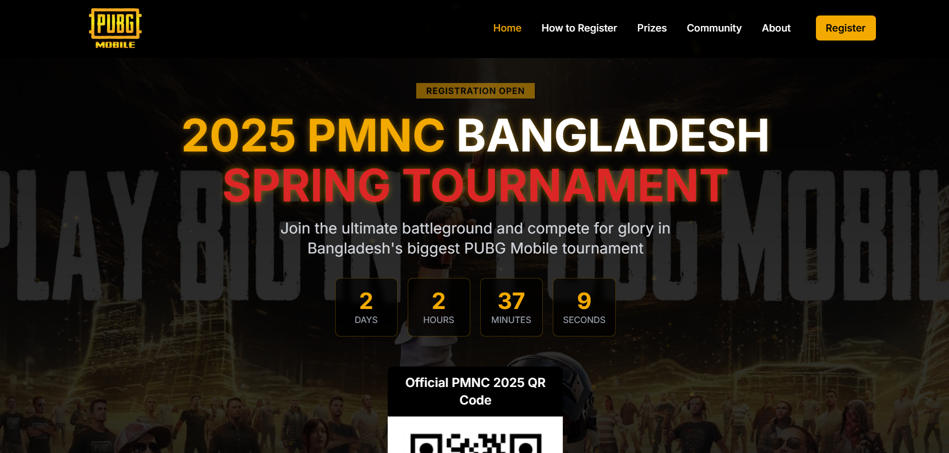 PUBG Mobile National Championship Bangladesh 2025 – project screenshot